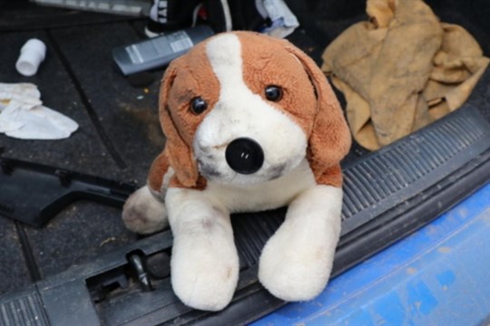 Muži s autismem ukradli plyšového psa, policisté pachatele vypátrali