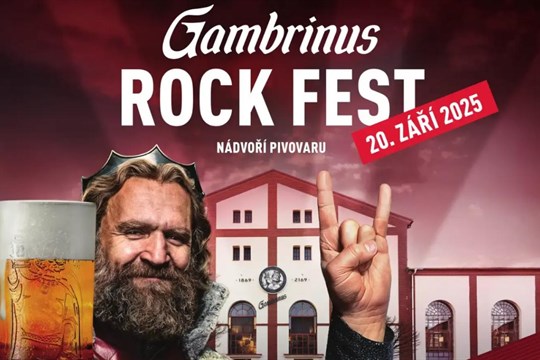 Gambrinus Rock Fest v Plzeňském Prazdroji nabídne říznou muziku i pivo, které chmelili rockeři