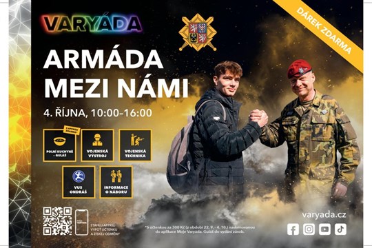 Armáda mezi námi. Varyáda chystá zážitek pro celou rodinu!
