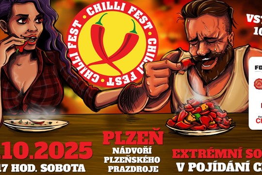 Nejostřejší sobota roku v Plzni! Užijte si Chilli Fest Plzeň 2025