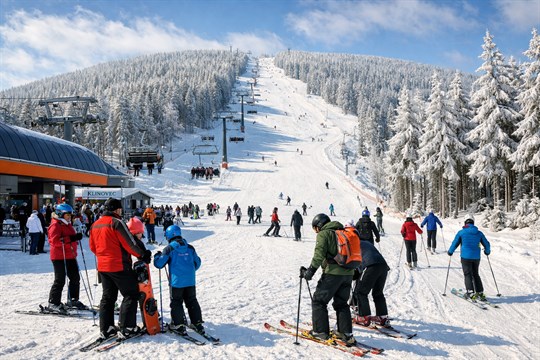 Hory Karlovarského kraje hlásí ideální podmínky: Otevřely se i běžkařské tratě