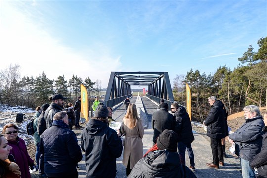 Plzeň zachránila světový unikát. Faltusova lávka nově slouží cyklistům i pěším