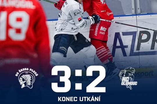 Plzeň gólem v poslední minutě udolala Olomouc