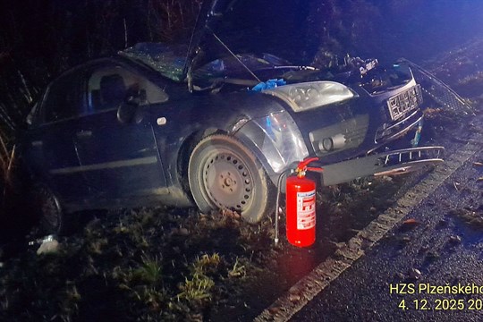 Vážná nehoda na Tachovsku, pět zraněných, z toho dva těžce